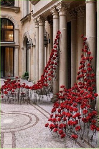 Madrid Florece — instalación floral