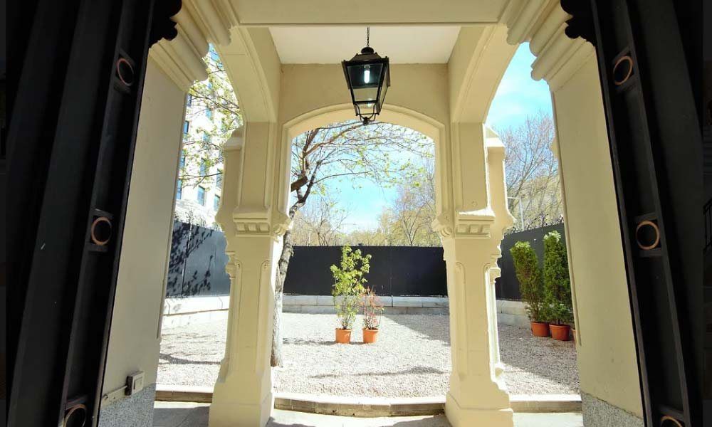 Patio interior del Palacio de Santa Bárbara